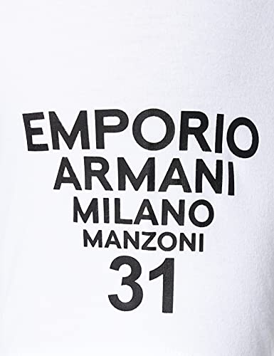 Emporio Armani Edición On-Site Camiseta, Hombre, Blanco, L