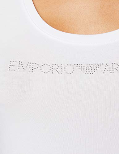 Emporio Armani Underwear Tank Iconic Cotton Camiseta, Blanco (White), XS para Mujer