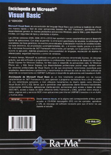 Enciclopedia De Microsoft Visual Basic. Interfaces Gráficas Y Aplicaciones Para Internet Con Windows Forms Y ASP.NET - 3ª Edición