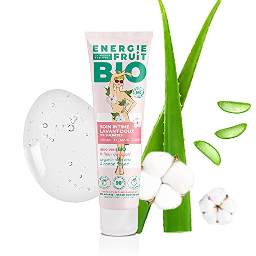 ENERGIE FRUIT | Gel de cuidado íntimo | Certificación BIO por Ecocert | Flor de algodón y aloe vera | Vegano | 150 ml