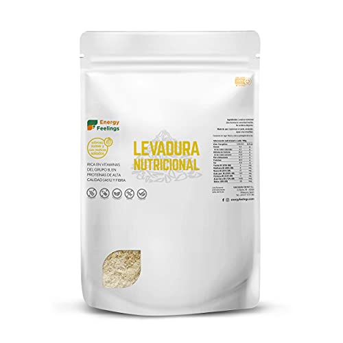 Energy Feelings | Levadura Nutricional en Copos con Vitamina B | Vegana | Sin Gluten | 250g