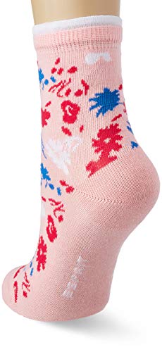 Esprit Niñas Sweet Flower 2-Pack Calcetines cortos , mehrfarbig (sortiment 0010), 27-30