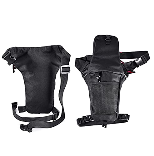 EUFANCE Riñonera táctica Riñonera Motocicleta Muslo Ciclismo Viajes Trekking Airsoft Deporte Bolsa de Cintura táctica Soporte-320 * 60 * 280mm