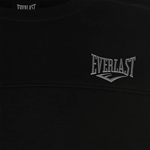 Everlast Hombre Sudadera Cuello Redondo Negro M