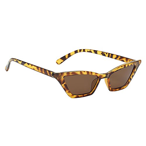 F Fityle Gafas De Sol Retro De Ojo De Gato De 2 Piezas para Mujer UV400 Lente De Espejo Gafas De Los Años 90 Gafas