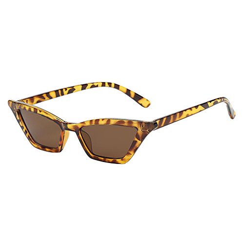 F Fityle Gafas De Sol Retro De Ojo De Gato De 2 Piezas para Mujer UV400 Lente De Espejo Gafas De Los Años 90 Gafas