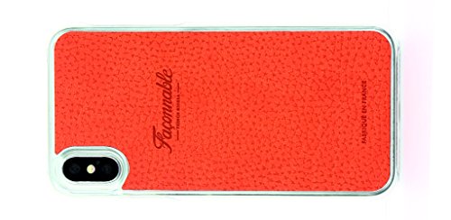 Faconnable Carcasa rígida para iPhone X Naranja