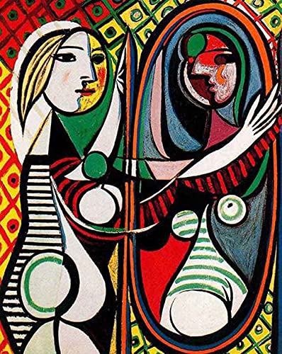 Famoso pintor español Picasso serie 5D DIY pintura diamante redondo completo bordado diamante venta rhinestone de la imagen, 80x105cm