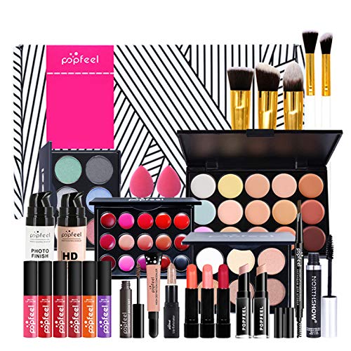 FantasyDay Juego de Maquillaje All in One Makeup Gift Set Incluye Corrector Camuflaje, Brillo de Labios, Brochas, Mascara, Sombra de Ojos - Belleza Cosmético de Caja pour Cara y Labio Make-up #3