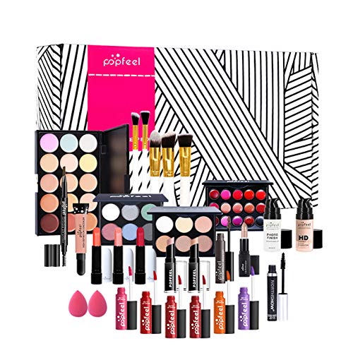 FantasyDay Juego de Maquillaje All in One Makeup Gift Set Incluye Corrector Camuflaje, Brillo de Labios, Brochas, Mascara, Sombra de Ojos - Belleza Cosmético de Caja pour Cara y Labio Make-up #3