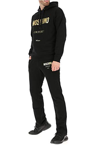 Felpa Moschino in Cotone Uomo MOSCHINO cod.1731 BLACK SIZE:44