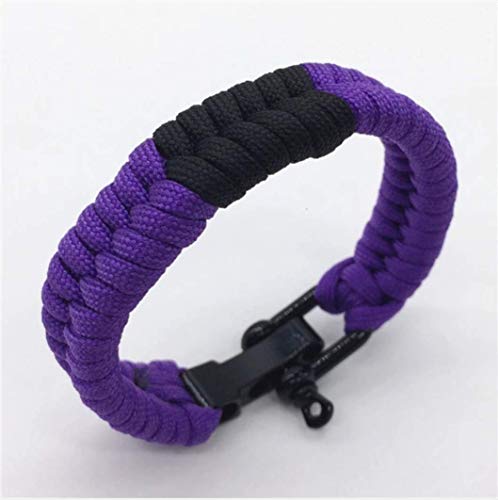 Fightclub Jiu Jitsu Bracelet / BJJ Wristband / Jiu Jitsu pulsera / Color a elegir (púrpura, talla única)