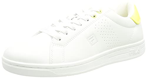 FILA Crosscourt 2 NT wmn Zapatilla para Mujer, Blanco (White/Sunny Lime), 40 EU