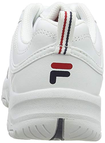 FILA Strada kids Zapatilla para Unisex niños, Blanco (White), 35 EU