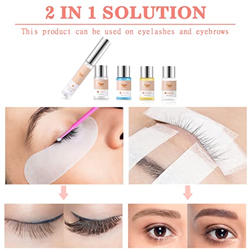 FORMIZON Kit de Permanente de Pestañas, Kit de Elevación de Pestañas, Kit de Laminación de Cejas, Lash Lift Kit con Almohadilla de Pestañas y cepillos para Duraderas Rizar Pestañas para Salón