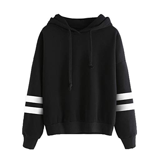 Fossen Mujer Sudaderas Tumblr Adolescentes con Capucha, Sudadera de Manga Larga Tops Pullovers Invierno, Sudaderas Anchas Bolsillo FleeceTumblr