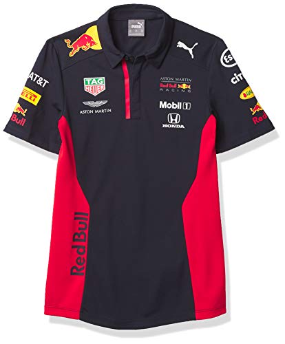 Fuel For Fans Polo para Mujer 2020 Team, Mujer, Red Bull Racing F1 - Polo para Mujer 2020, 170701051, Azul Marino, L