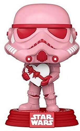 Funko- Pop Star Wars Valentines Stormtrooper con Heart Juguete coleccionable, Multicolor (52873)