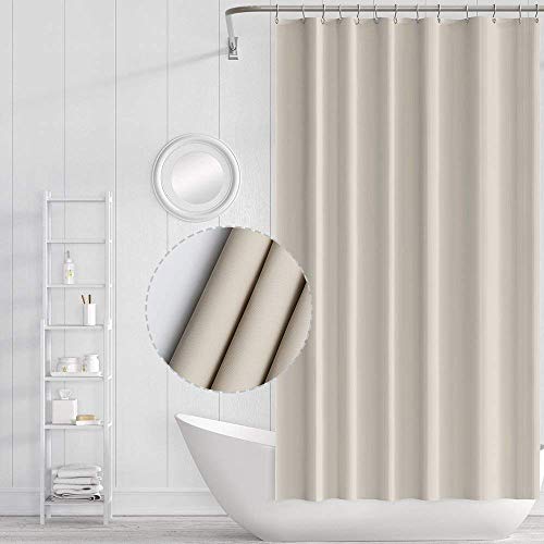 Funria Cortina Baño Impermeable Antimoho Antibacteriano Cortinas Baño EVA Cortinas de Ducha, Anillos de Cortina Incluidos, 180 X 180CM