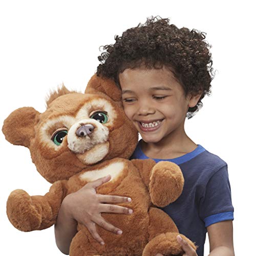 FurReal friends Cubby, el osito curioso, peluche interactivo, para niños a partir de 4 años