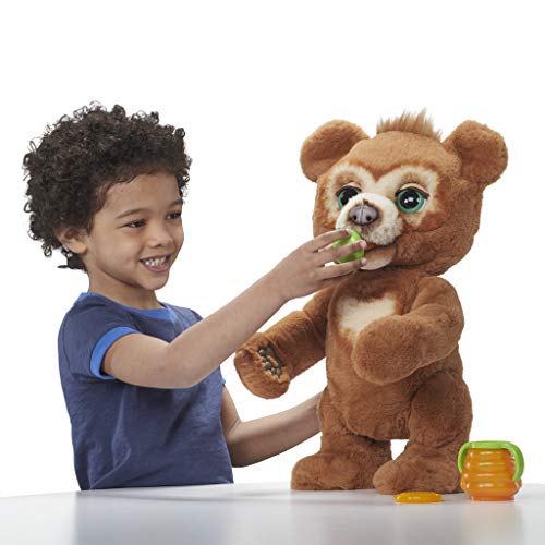 FurReal friends Cubby, el osito curioso, peluche interactivo, para niños a partir de 4 años