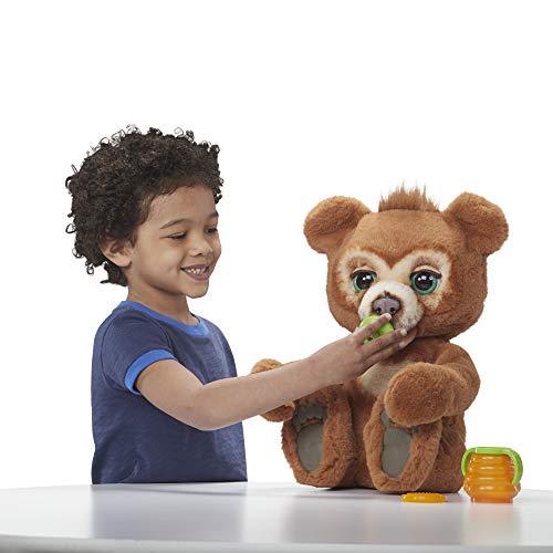 FurReal friends Cubby, el osito curioso, peluche interactivo, para niños a partir de 4 años