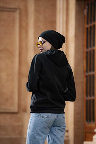 G-Anica Sudaderas con Capucha Mujer, Sudadera para Mujer Hoodie Casual Estampada de Manga Larga Talla Grande Moda Abrigos Deportivos Pullover Tops