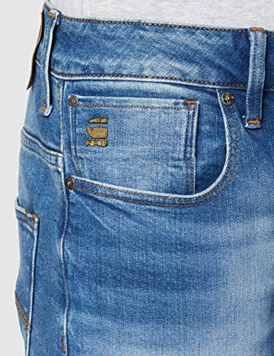 G-STAR RAW ARC 3D Slim Jeans Vaqueros, Azul (Authentic Faded Blue), 29W / 30L para Hombre