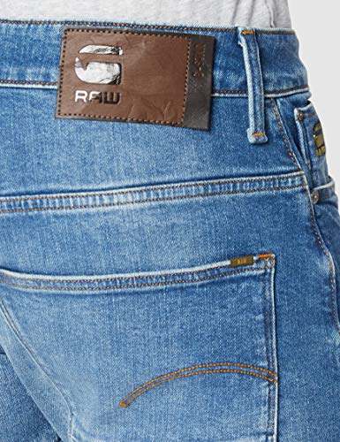 G-STAR RAW ARC 3D Slim Jeans Vaqueros, Azul (Authentic Faded Blue), 29W / 30L para Hombre