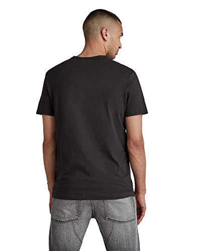 G-STAR RAW, hombres Camiseta Holorn, Negro (black 8415-990), M