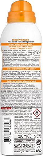 Garnier Ambre Solaire - Vapor protector seco al tacto, FPS 50, 200 ml