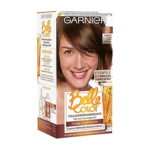 Garnier - Belle color - El color permanente de la castaña - 21 natural de rubio claro dorado