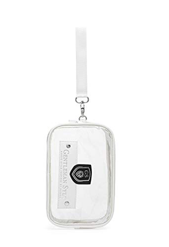 GENTLEMAN SYLT Neceser transparente | equipaje de mano | 1 litro Premium para seguridad | neceser transparente | con caja de regalo, Blanco (Blanco) - BOARDING