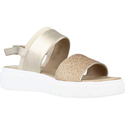 Geox Sandalias Chanclas Mujer D Tamas para Mujer Gold 37 EU