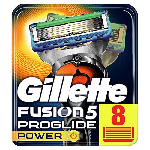 Gillette Fusion ProGlide Power - Cuchillas de afeitar para hombre (8 unidades)