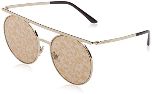 Giorgio Armani 0AR6069 Gafas de Sol, Pale Gold, 56 para Mujer