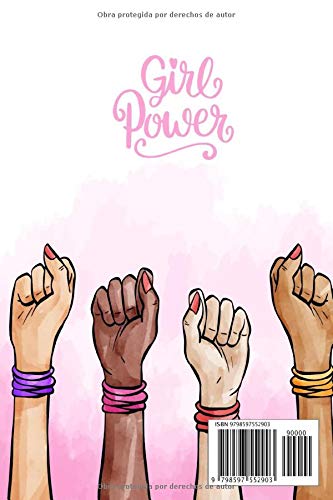 GIRL POWER | No seré perfecta pero sin duda soy única y especial: Libreta regalo original con 120 páginas de renglones y decoración floral interna ... mujer guerrera, luchadora, independiente,