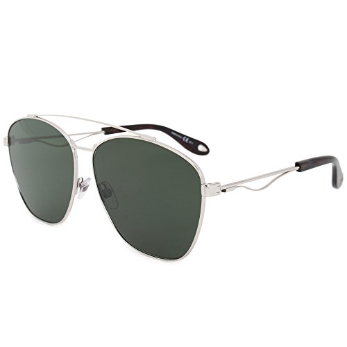 Givenchy GV 7049/S QT 010 Gafas de Sol, Plateado (Palladium/Green), 65 Unisex Adulto