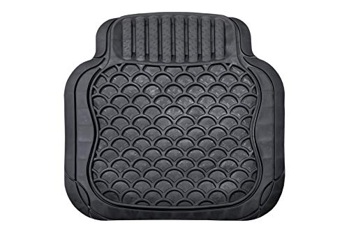 Goodyear GOD9020 Alfombra de Goma, 4 Piezas, Negro