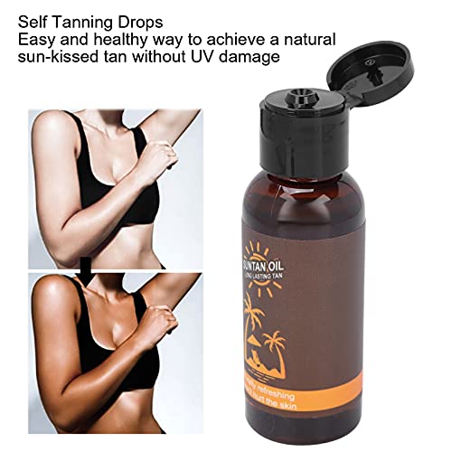 Gotas de Bronceado, de Larga Duración, 35 Ml, Ingredientes Seguros, Gotas Autobronceadoras, Fácil de Usar Y Saludable para Uso Doméstico