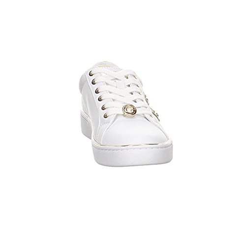 GUESS Bevlee Womens White Gold Trainers-UK 3 / EU 36