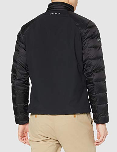 Hackett London Amr Apex Moto Jkt Chaqueta, 999 Negro, XL para Hombre