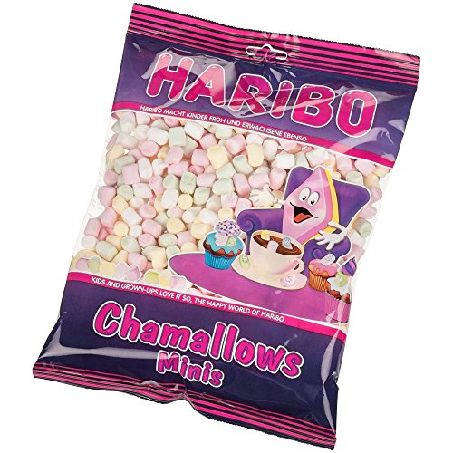 Haribo Chamallows Minis, Malvaviscos, Marshmallows, Masmelos, 200 g