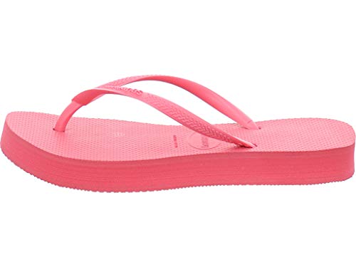 Havaianas Slim Flatform, Chanclas, para Mujer, Porcelana Rosa, 37/38 EU