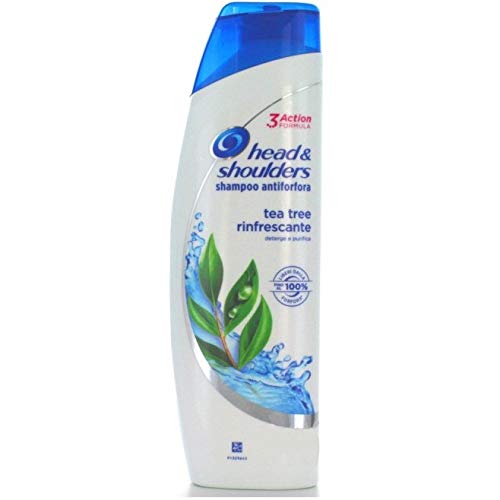 Head & Shoulders Tea Tree Refrescante Champú Anticaspa – 250 ml, Paquete de 3