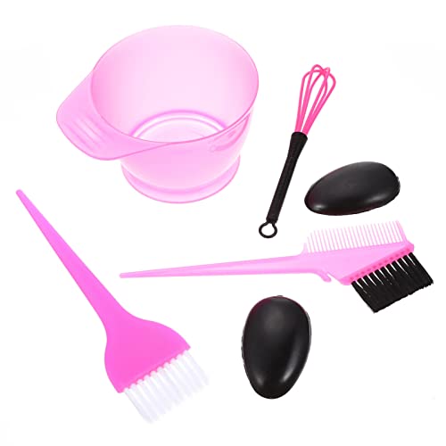 HEALLILY Kit de Mezcla de Teñido para El Cabello Tazón de Mezcla de Tinte de Pelo con Cepillo de Peine Kit para Colorear de Peluquería para El Hogar para La Tienda de Cabello Herramientas