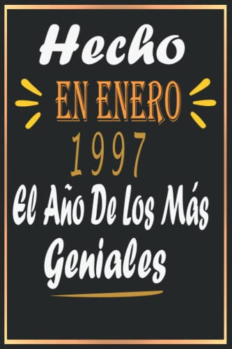 Hecho En Enero 1997 El Año De Los Más Geniales: 25 Años Cumpleaños Regalo Para Hombre, Mujer ,ideas de cumpleaños 25 años