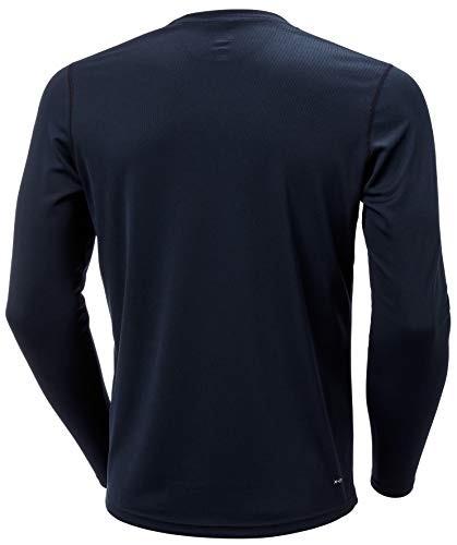 Helly Hansen HH Tech Crew Camiseta Técnica, Hombre, Navy, L