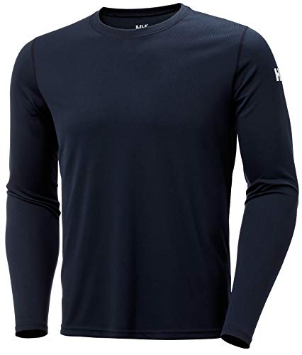 Helly Hansen HH Tech Crew Camiseta Técnica, Hombre, Navy, L