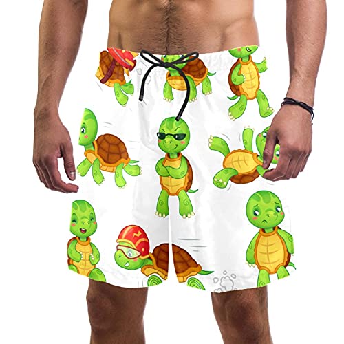 henghenghaha Pantalones cortos de playa impermeables de secado rápido para hombre con forro de malla, para correr carey rápido